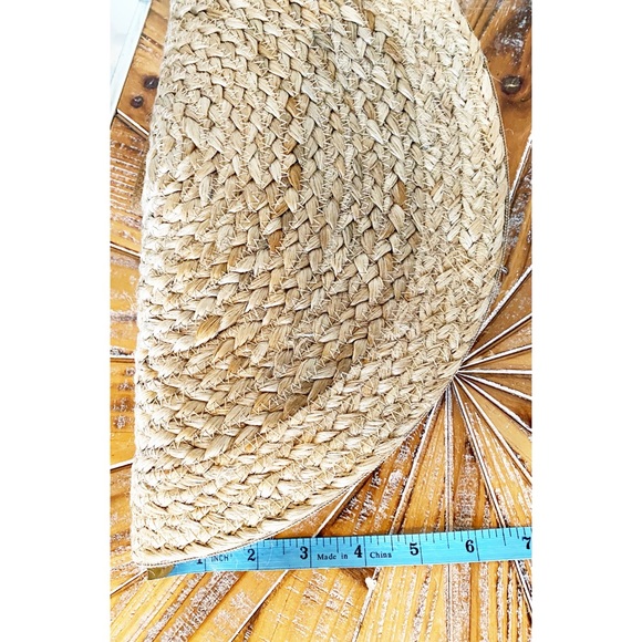 NWT Fashionable Raffia Clutch / Wristlet - Picture 5 of 9